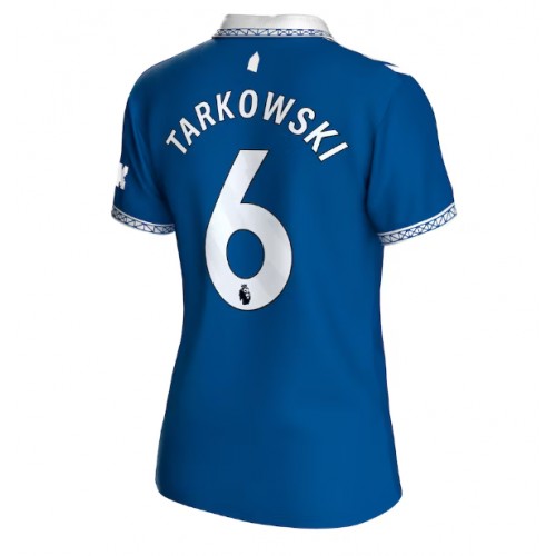 Ženski Nogometni dresi Everton James Tarkowski #6 Domači 2023-24 Kratek Rokav